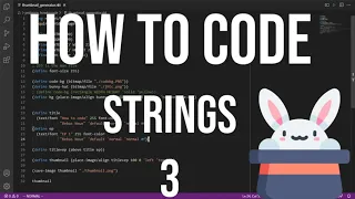 how to code racket - 3 strings