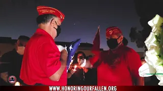 Lance Cpl Marco A Barranco Candlelight Vigil