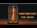 Nixie Tube Clock Using HTML CSS JavaScript Retro Digital Clock UI