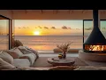 The Most Beautiful/Relaxing Seaside Retreat Space in Comfortable Terrace with Jazz Music & Fireplace