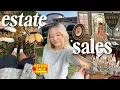 come thrift with me at 3 estate sales in BEVERLY HILLS vintage designer home decor more