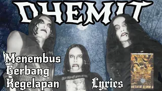 dhemit menembus gerbang kegelapan lyrics metalik klinik 5 black metal indonesia