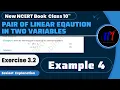 Chapter 3 Exercise 3 2 Example 4 Pair of Linear Equation in two Variables Class 10 Maths