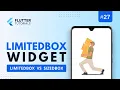 Limited Box Flutter - How does it differ from SizedBox