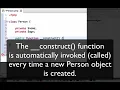 Activity 1 Part 2b - Object Oriented Programming in PHP Person Class Example