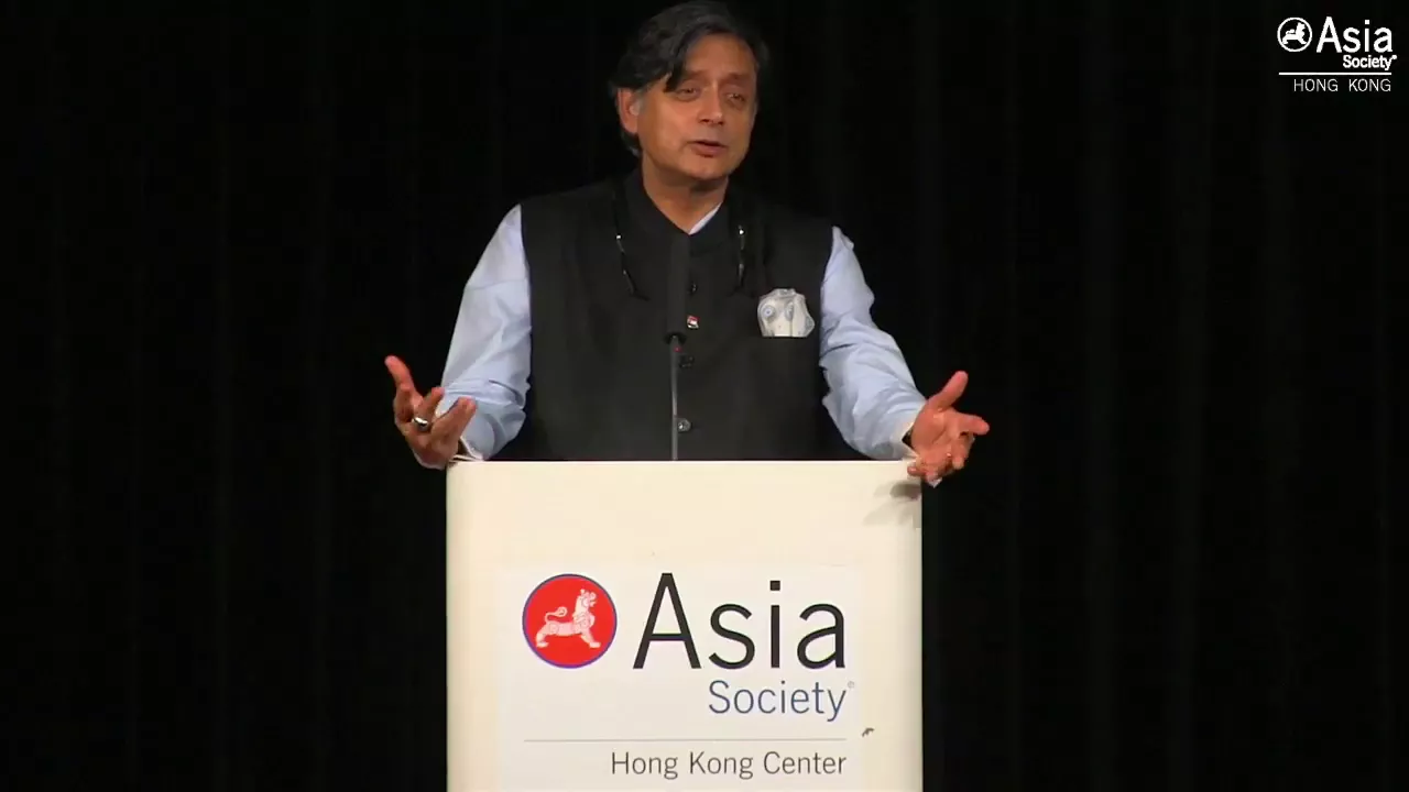 Dr. Shashi Tharoor on Inglorious Empire What the British Did to India in Hong Kong