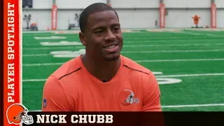 Player One-on-One Running Back Nick Chubb Browns All Access