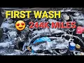 Wash Subaru Forester Engine Bay 244K Miles with GUNK Engine Degreaser Cleaner Foamy