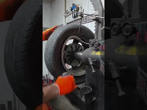 He Straightened the Bent Tyre! #shorts #viralvideo