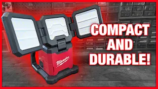 Light Up Any Jobsite with the Milwaukee M18 Dual Power Tri-Panel Rover Flood Light