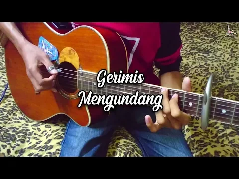 Download MP3 SLAM - Gerimis Mengundang | Fingerstyle cover with Lyric | Standard chord | Faiz Fezz