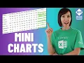Excel Mini Charts - BETTER than Sparklines