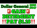 2026 Dollar General Couponing GAIN DETERGENT PAY 1 18 MUST WATCH