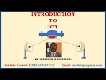 Introduction To Information and Communication Technology
