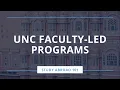 Study Abroad 101 Faculty Led Programs