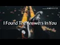 Download Lagu I Found The Answers In You - Loving Caliber feat. Mia Niles [Lyrics/Lyric Video]