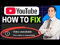 How To Fix All s Saying Unavailable on YouTube NEW 2026 Guide