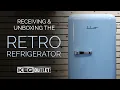 Vintage Retro Refrigerator Unboxing and Setup