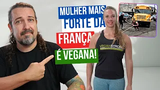 A mulher mais forte da França é vegana! Conheça a atleta Angeline Berva