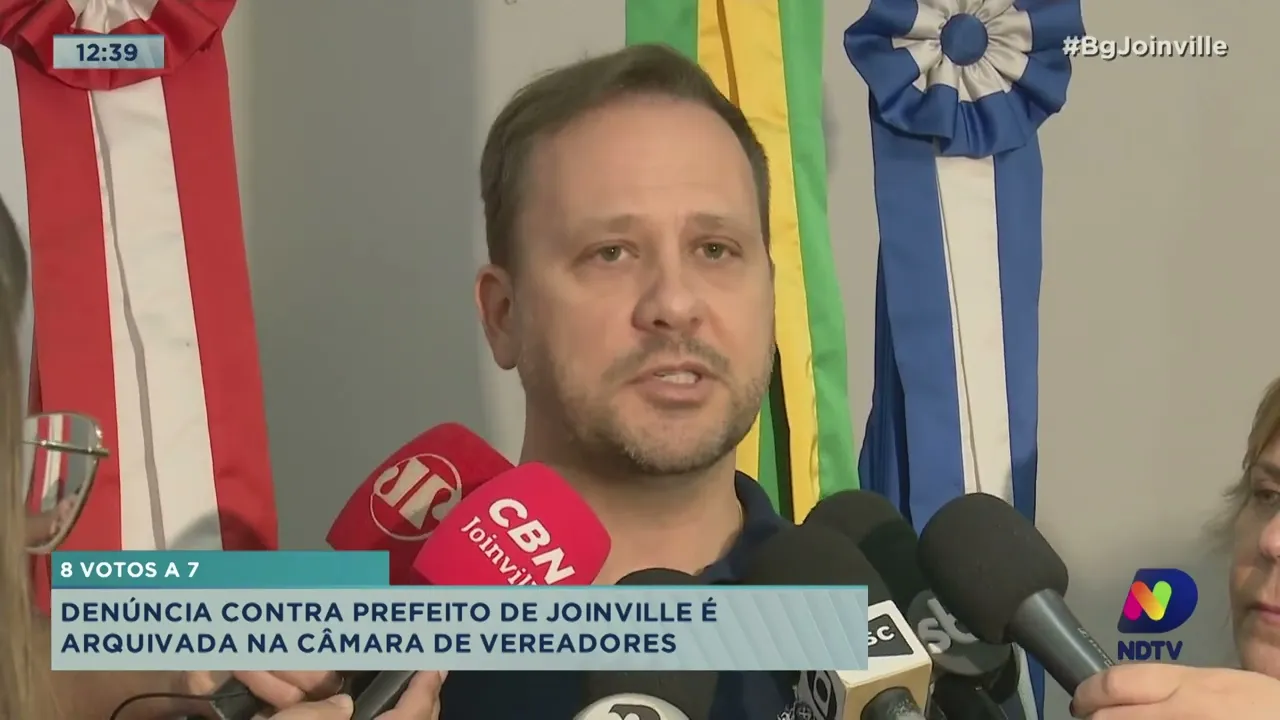 Prefeito de Joinville fala sobre a denúncia que foi arquivada na Câmara de Vereadores