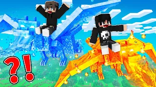 ماين كرافت حظي اسطوري وصار عندي تنين قوي من البداية!!؟ l دارك كرافت #1