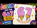 COLORING SIX SEVEN 6 7 67