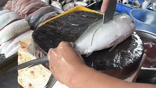 Download Amazing Super Fast Precise Fish Cutting Skills -Taiwan Seafood Milkfish MP3