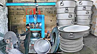 Download Production of the most expensive big casted handle aluminum cooking pots in Factory MP3