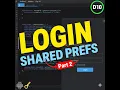 Android Day 10 - Making login with shared preferences Part 2