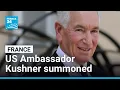 Download Lagu France summons US Ambassador Kushner over 'unacceptable' letter about rising antisemitism