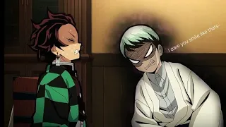 DEMON SLAYER Tanjiro and Yushiro moments spoiler alert