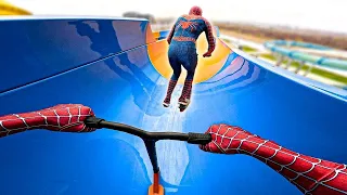TOP 5 BEST MIX SPIDER-MAN ESCAPING ANGRY SECURITY & SPIDER-MOM! (WORLDWIDE Best Compilation)