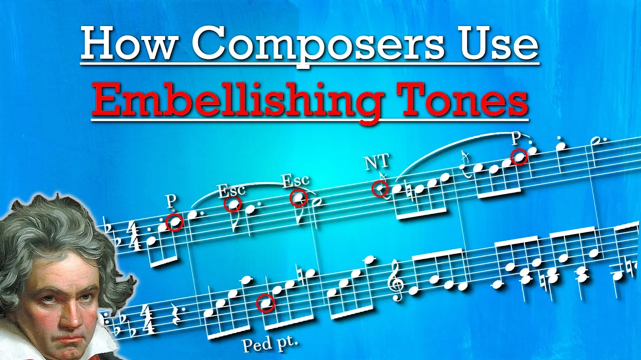 How the Great Composers Used Embellishing Tones | How Composers Use Series|The Soundtrack of History