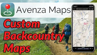 MAKE CUSTOM BACKCOUNTRY MAPS for AVENZA MAPS Make offline maps using Caltopo to use in Avenza
