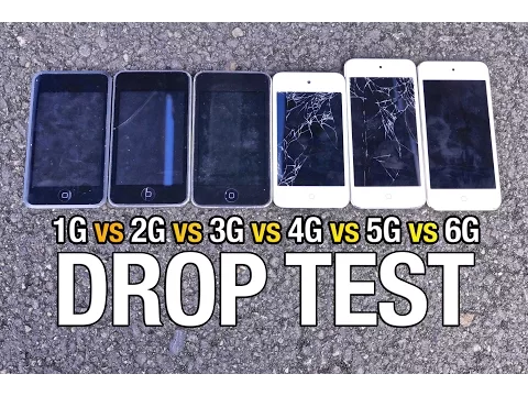 Download MP3 iPod Touch 6G vs 5G vs 4G vs 3G vs 2G vs 1G Drop Test!