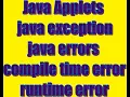 Creating Executing Java Applets A Retro Revival