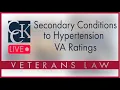 VA Secondary Conditions to Hypertension and Disability Ratings