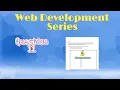 Web programming Question 11