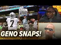 Unc Ocho react to Geno Smith FLIPPING OFF a fan Did the sign warrant the reaction Nightcap