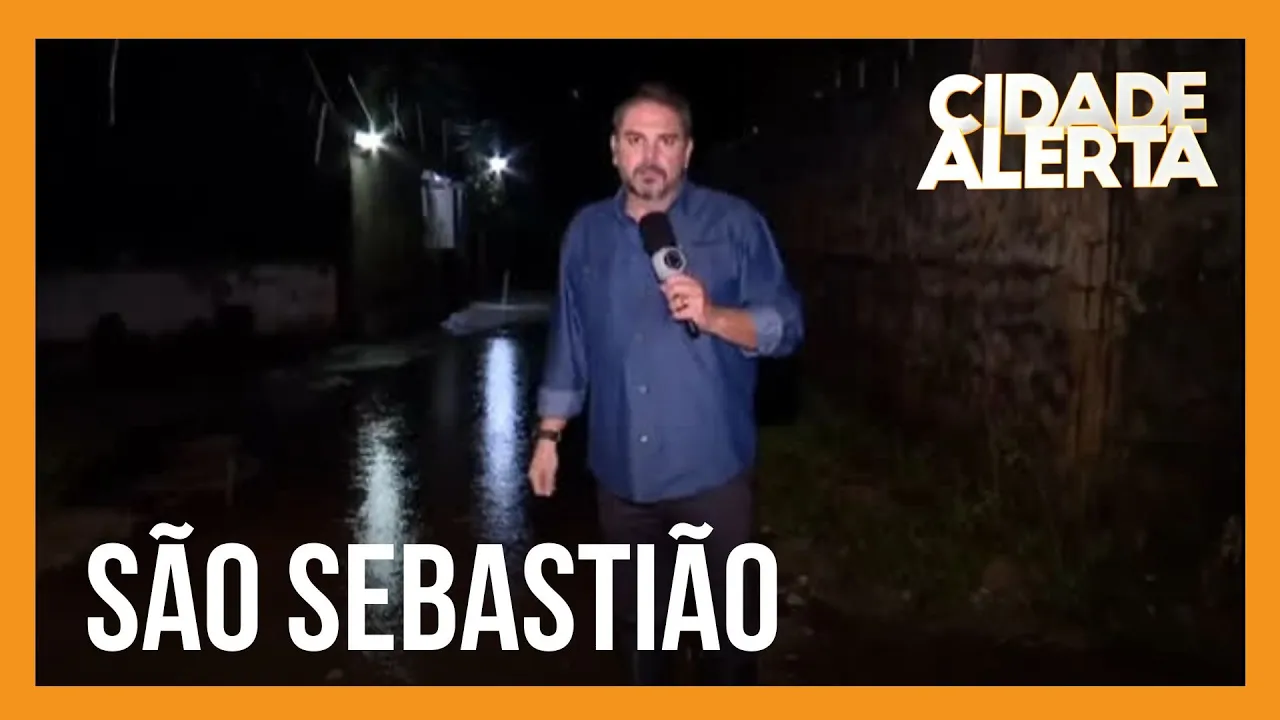 São Sebastião tem ruas alagadas e segue em alerta para novos temporais