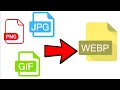 Reduce Filesize by Converting GIF PNG JPG Images to WebP - Linux CLI