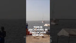Anchoring here, what’s it like? #windedvoyage #sailinglifestyle #africatravel #senegal