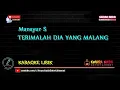 Download Lagu Terimalah Dia Yang Malang - Karaoke | Mansyur S
