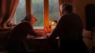 Secret of the happy old age of an elderly couple in a mountain village far from civilization