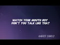 Josiah Queen - Watch Your Mouth ( LYRICS VIDEO)