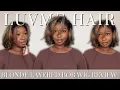 The PERFECT Summer Blonde Highlighted Layered Bob Wig Install Review ft LuvMe Hair Tan Dotson