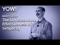 Large-Scale Architecture The Unreasonable Effectiveness of Simplicity Randy Shoup YOW 2022
