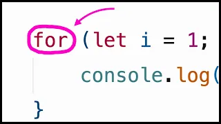 The Javascript for loop explained easily