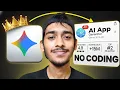 Build Your own AI App Thumbnail Generator with Gemini 3 Pro - FREE