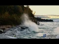 Waves at Paradise Point - Lake Superior Coast near Munising and Christmas, Michgan